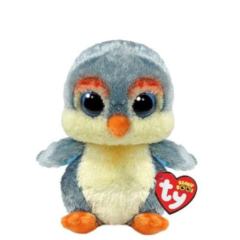 Beanie Boos Fisher - szary pingwin 15cm